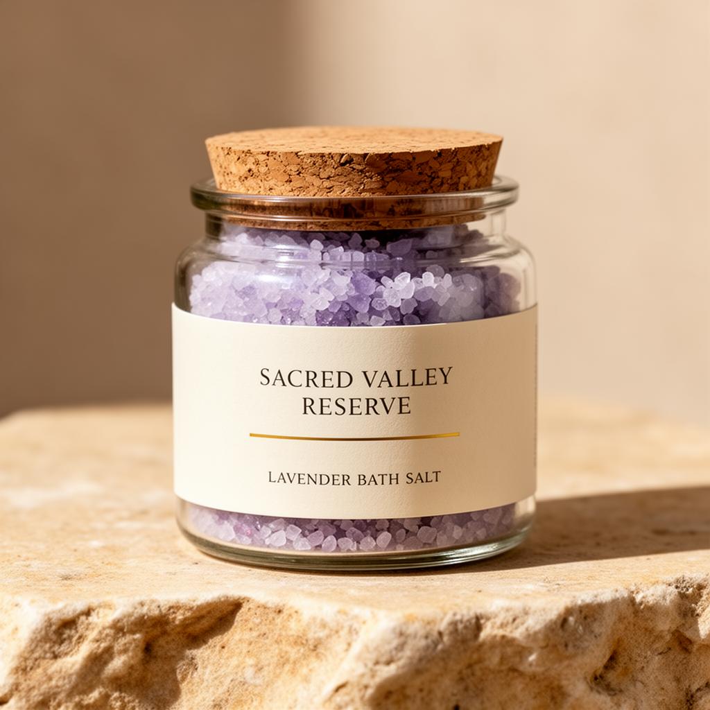 Lavender packaging — Sacred Valley Reserve
